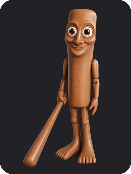 Wooden character